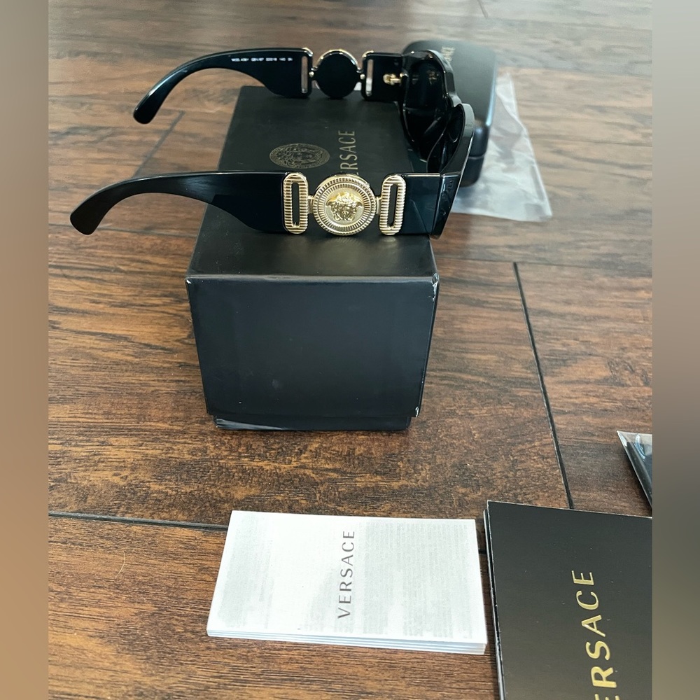 Kith x Versace Sunglasses Black/Gold